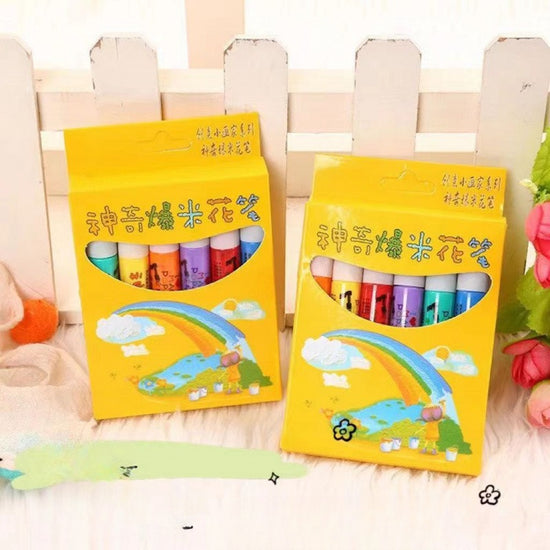 Creative 3D Bubble Pen DIY Handmade Children Popcorn Pen